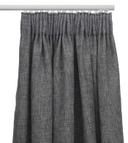 Silent Gliss pencil pleat curtains showing traditional gathered heading