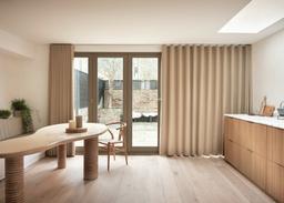 Silent Gliss Colorama 1 dimout curtains in white