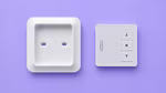 Wireless wall switch backplate